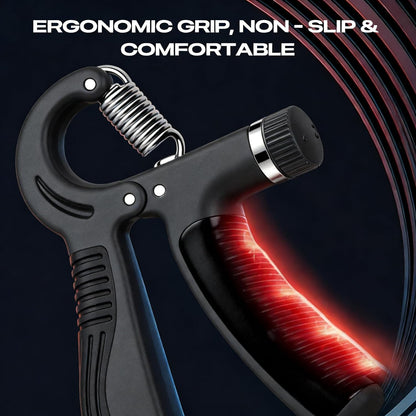 JTHEW Grip Strength Trainer - Adjustable Resistance 11-132lbs/5-60kg Hand Gripper & Forearm Strengthener Device with Smart Counter for Sports & Rehab