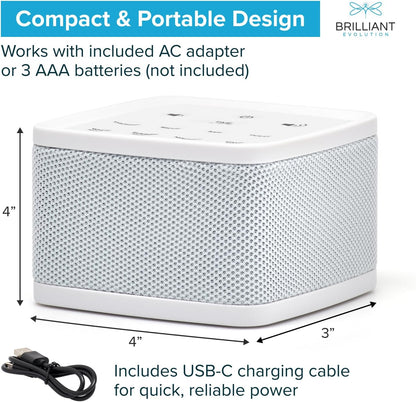 Big Red Rooster Sleep Sound Machine - White Noise Device for Kids and Babies with Rain and Nature Sounds - Portable Noise Cancellation for Nap Time, Bedroom, Nursery, or Office - 4x4x3 in