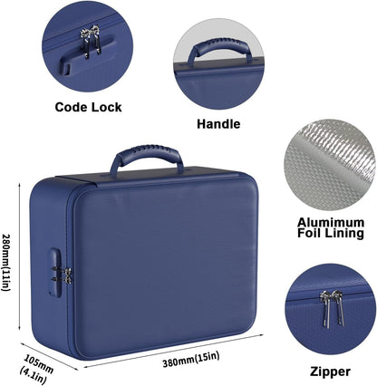 DocSafe 5200°F Fireproof Document Organizer Box with Lock, Heat Insulated