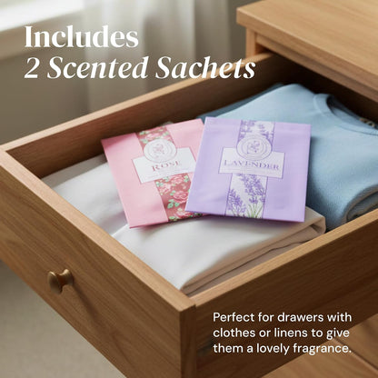6-pc Scented Candle Gift Set for Women, Aromatherapy Inspired Adelegourdain | Incl. 4 Soy Wax Candles and 2 Fragrance Packets - Gift Ready Box - Scents incl. Bergamot, Maldivian Breeze, Jasmine, Berries