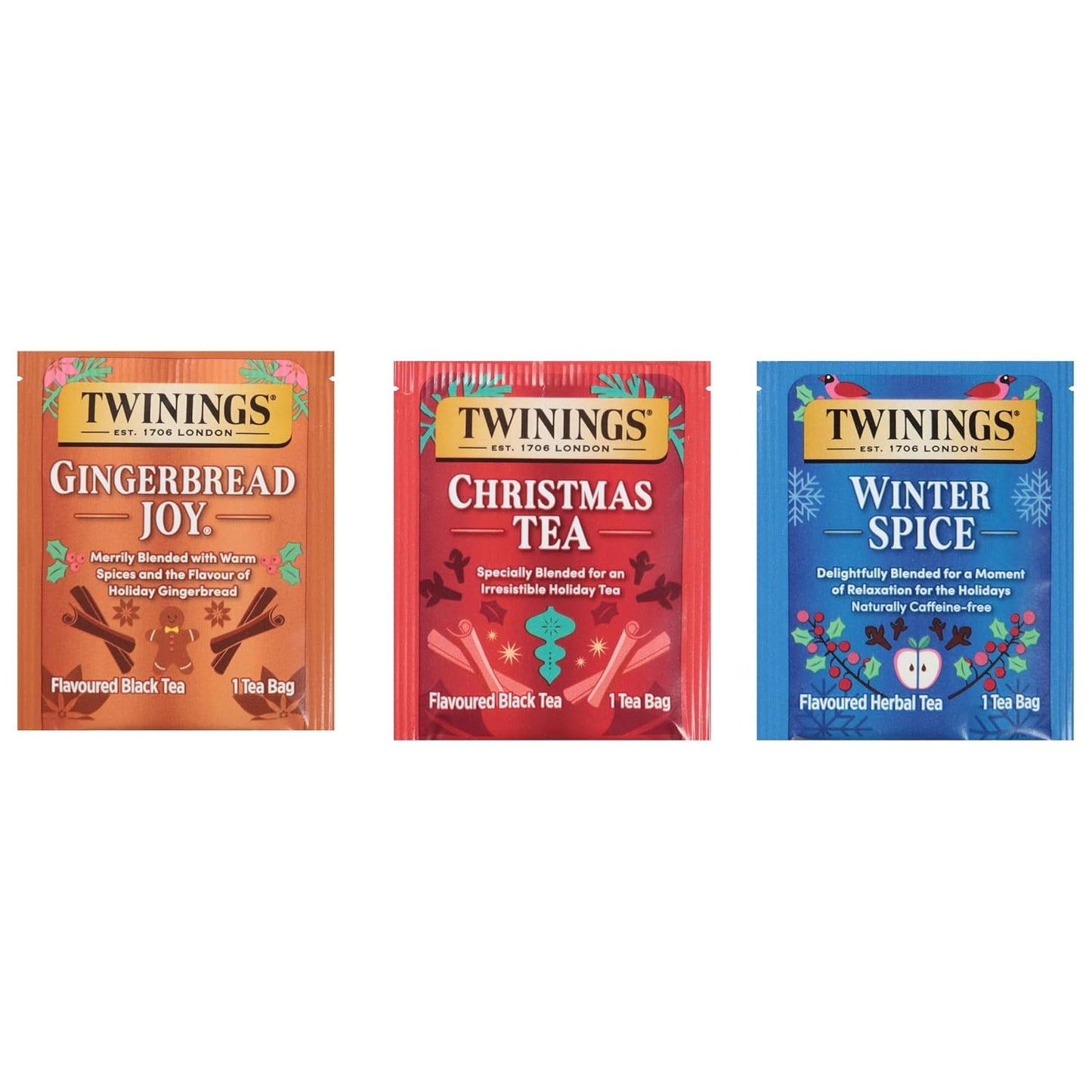 Twinings Camomile, Honey & Vanilla Herbal Tea Individually Wrapped Bags, 20 Count (Pack of 6), Naturally Caffeine-Free, Enjoy Hot or Iced, 120 Teabags