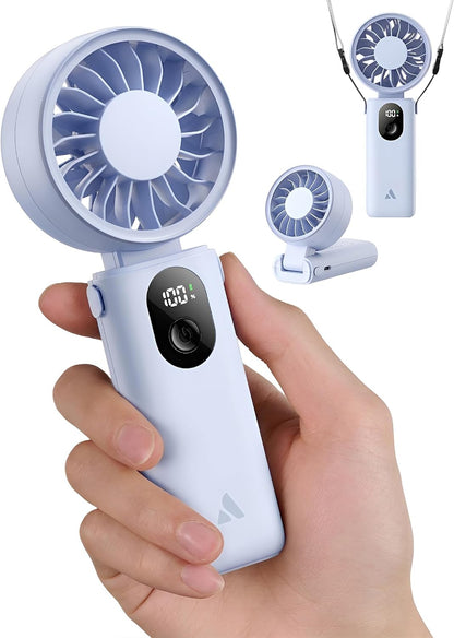 Aecooly Mighty Portable Handheld Fan | 20H Max Cooling | 3 Flexible Modes