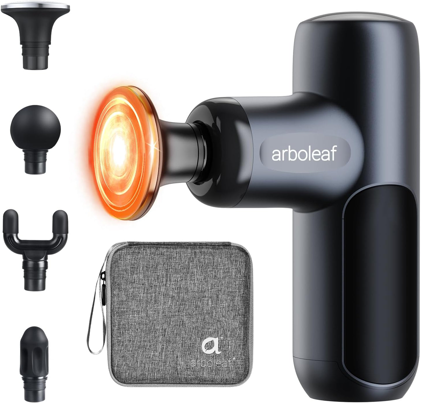 arboleaf Mini Massage Gun Deep Tissue, Percussion Muscle Massager for Back Pain Relief, Portable Small Travel Size, Quiet Massager, Gifts for Woman Man