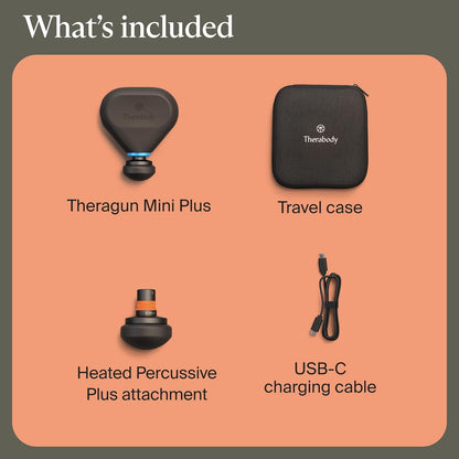 TheraGun Mini (3rd Generation) by Therabody – Ultra-Portable Massage Gun and Travel Essential for Fast, Effective Pain and Tension Relief Anywhere (Black)