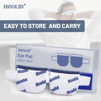 Microwavable Heated Eye Mask for Dry Eyes, White, 1 Pack