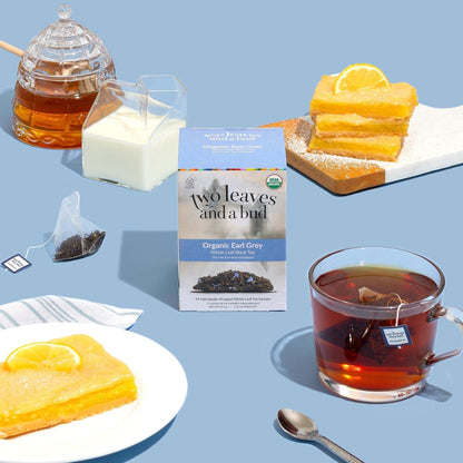 Two Leaves and a Bud Organic Earl Grey Tea Bags, 15 Count (Pack of 1)