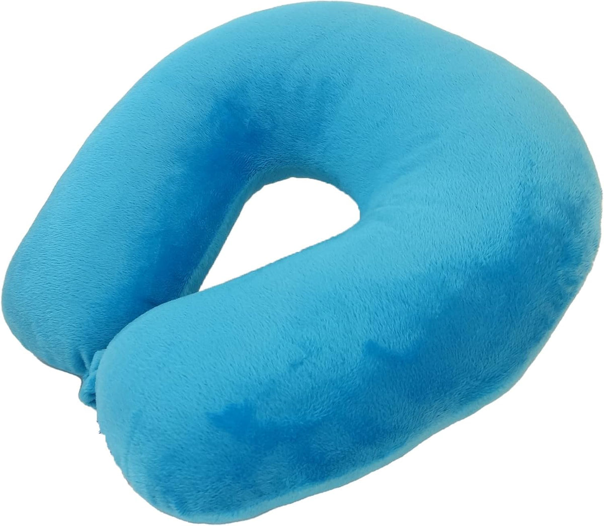 Wolf Essentials Adult Fleece Travel Neck Pillow for Airplane, Charcoal