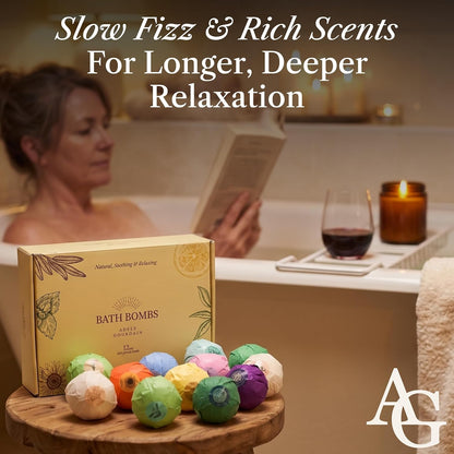 XXXL Bath Bombs for Women, 7pc, Birthday Gifts for Women by AdeleGourdain