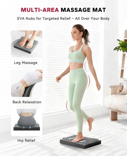 HAPBEAR Exercise Balance Pad - 15"x12" Non-Slip Textured Bottom Stability Training Mat - 2.25" Thick Soft Cushioned Foam for Physical Therapy, Core Training & Home Workouts
