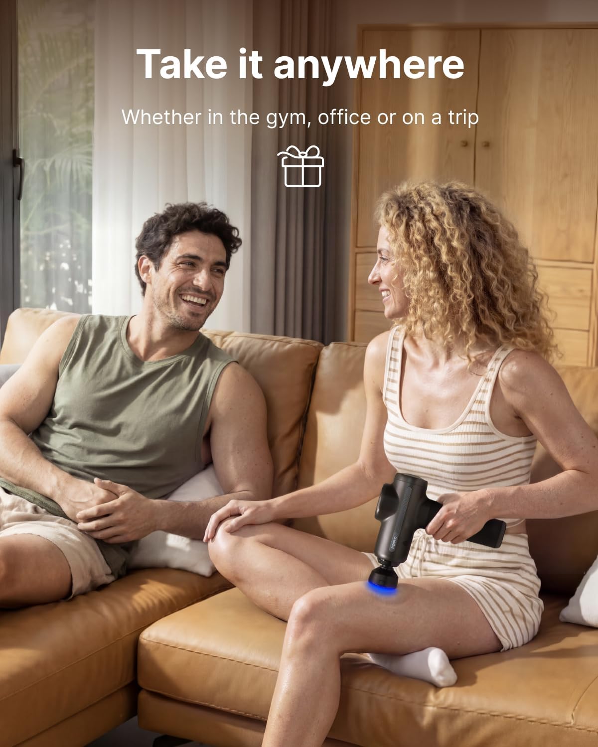 RENPHO Active+ Massage Gun, App-Controlled Guided Courses, Bluetooth