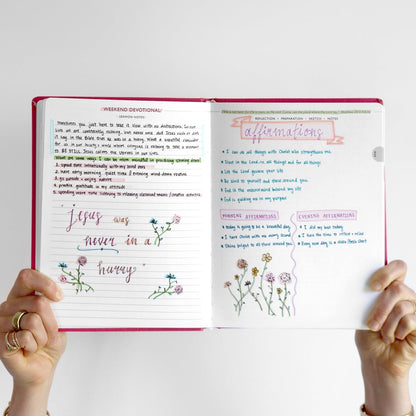 Christian Planner 2026 Daily Planner - Faith Based Monthly and Weekly Planner, Vision Board, and Habit Tracker - 2026 Calendar, Personal Organizer and Devotional Journal (Spiral, Pine)