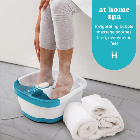 Homedics Bubble Mate Foot Spa, Toe Touch Controlled Foot Bath