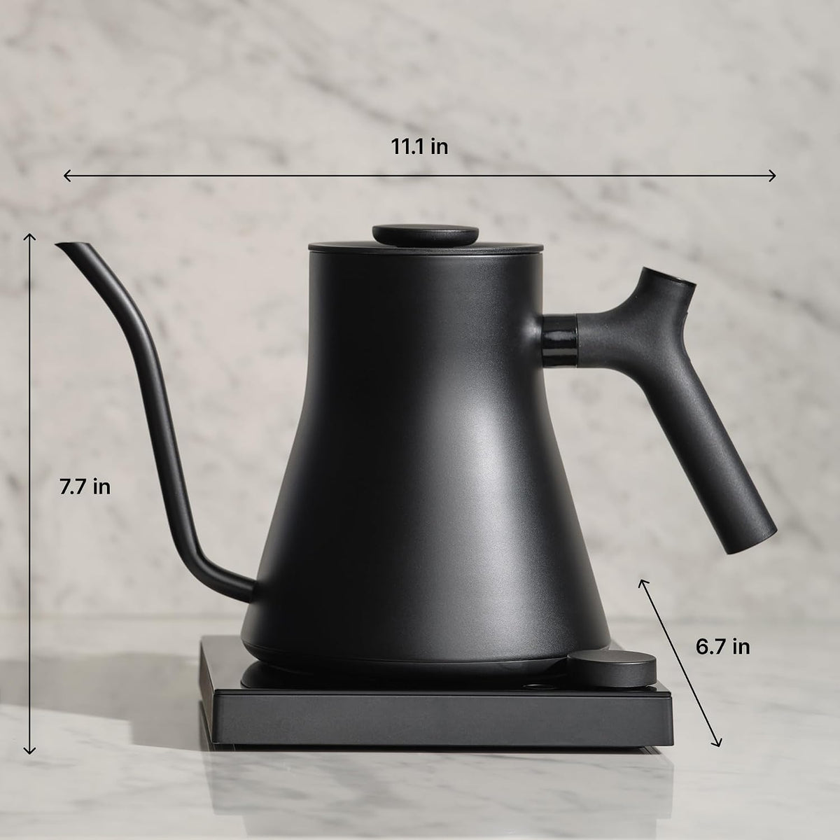 Fellow Stagg EKG Pro Gooseneck Electric Kettle, Brew Timer, 0.9 Liter