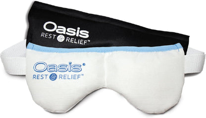 Oasis Rest & Relief Reusable Hot Cold Therapy Eye Mask
