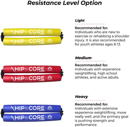 Crossover Symmetry Hip & Core System - Loop Resistance Home Workout Bands to Stretch and Strengthen Legs, Butt, Hips, Thighs and Glutes, Includes Online Exercise & Training Guide