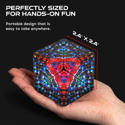 Shashibo DODECA Magnetic Puzzle Cube, Stress Relief Fidget Toy - Colors A