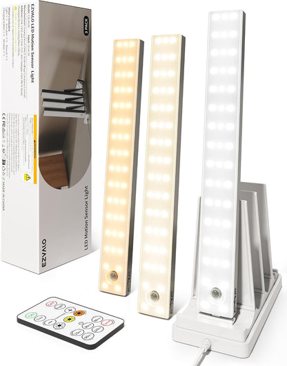 EZVALO Under Cabinet Lighting with Charging Station, Motion Sensor Lights