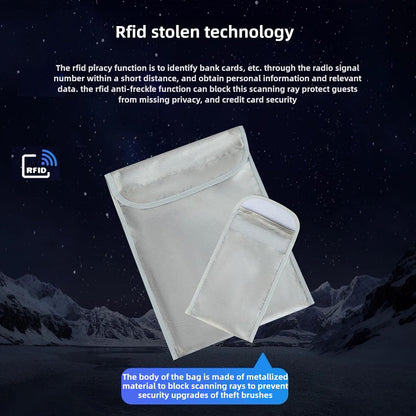 Faraday Bag for Phones, RFID Shielding Signal Blocking Pouch