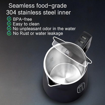 1.5L Electric Kettle Temperature Control, Green