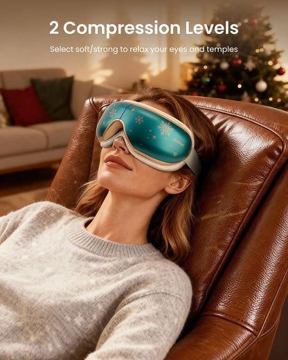 RENPHO Eyeris 1 Eye Massager with Heat, FSA Eligible HSA, Heated Eye Mask for Head Tension, Eye Strain & Screen Fatigue, Birthday Gifts for Men and Women