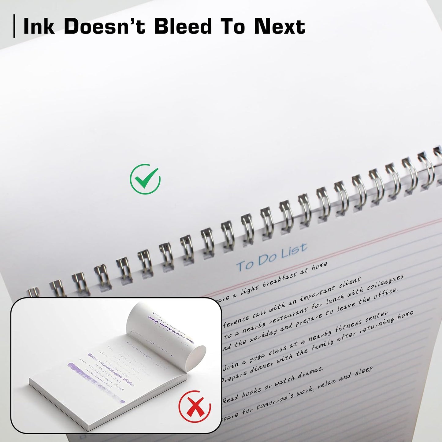 to Do List Notepad 3pcs/Set - Daily Planner Notepad Undated 60 Sheets Tear Off, 5.5" x 8.3" Planning Pad Checklist Productivity Note Pad for Work and Personal Organized