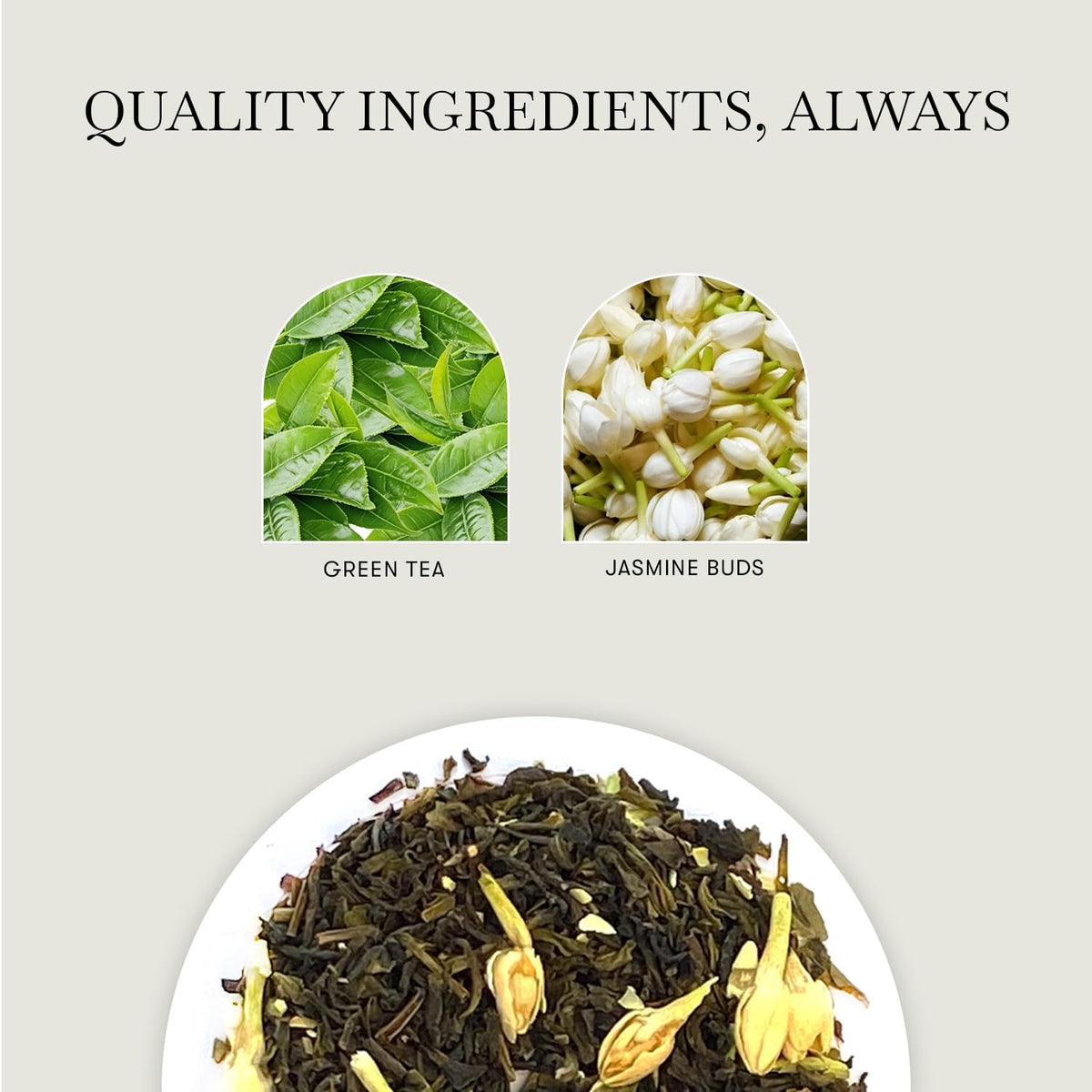 Luxmi Estates Midnight Bloom Jasmine Darjeeling Green Tea | 25 Biodegradable Tea Bags, 50g/1.76 oz