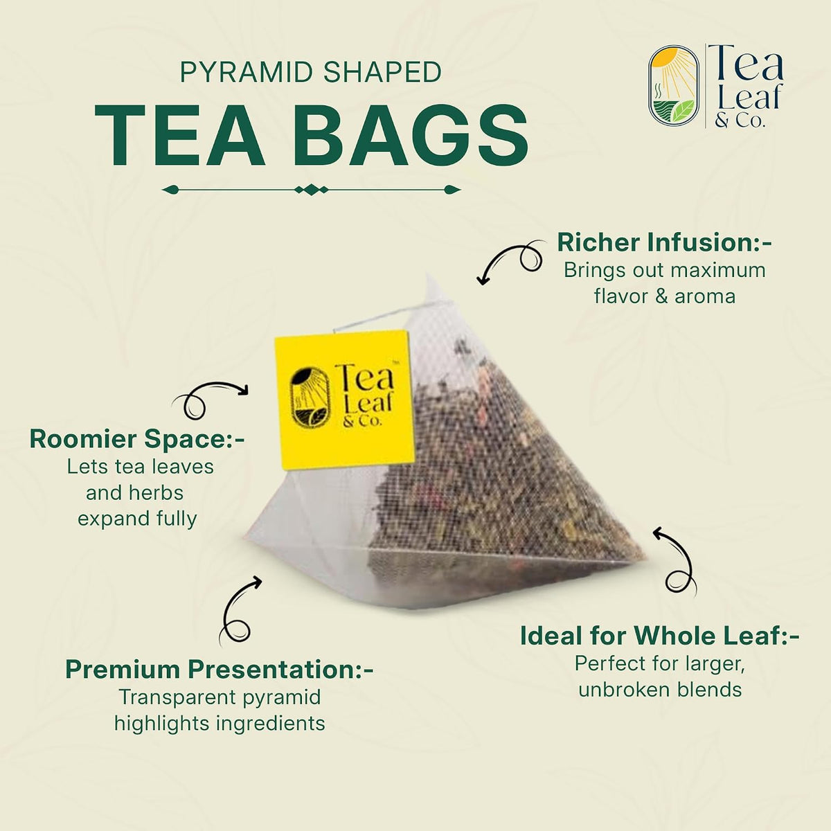 Pure Mint Herbal Tea (200 gm/7 oz), Natural Herbal Infusion, 100 Tea Bags