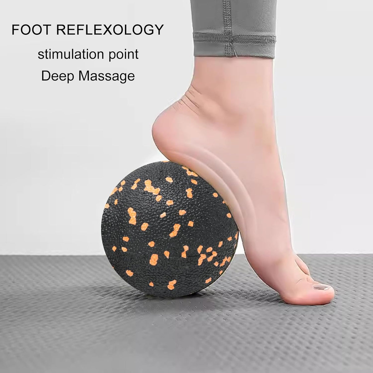 yueton 1Pack Peanut Massage Ball Myofascial Release Acupoint Massage Deep Tissue Muscle Massage Back Leg Massage Roller Mobility Ball for Daily Physical Therapy Yoga Therapy