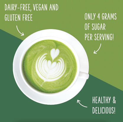 Two Leaves and a Bud Nice Matcha Latte Blend, Japanese Matcha Green Tea Powder, 2 Resealable Bags, 224g