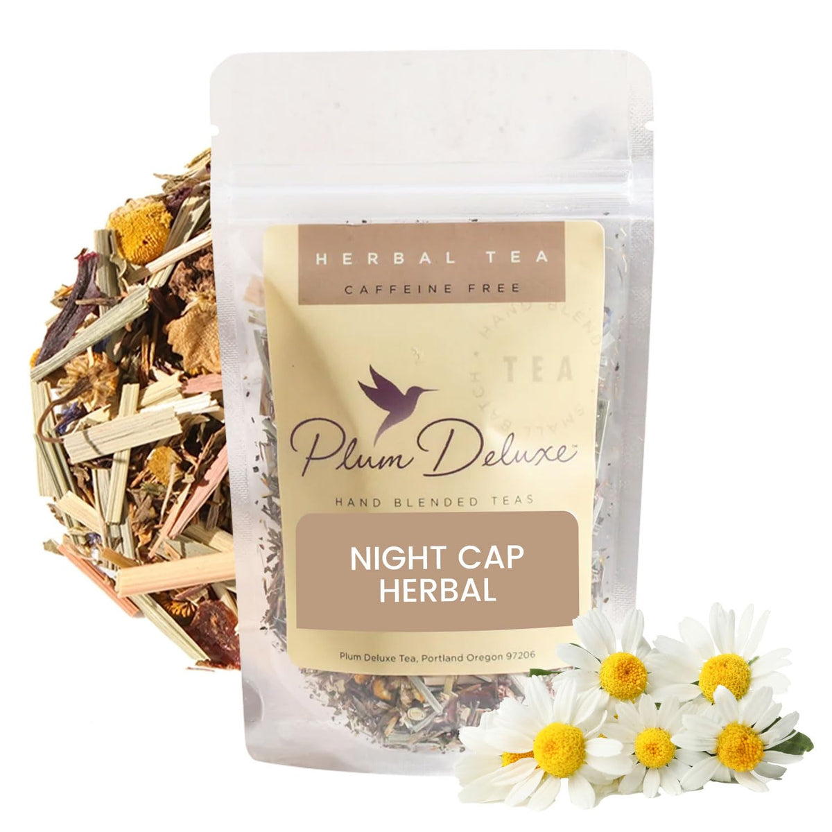 Loose Leaf Tea Sampler – 5 Caffeinated Blends Including Creme Brulee Earl Grey, Peach Oolong, Citrus Mint, Pecan and Floral Black – 75 to 100 Cups – Handcrafted in USA – Plum Deluxe