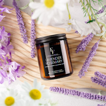 Scented Candles for Home Scented Aromatherapy Candles, 4 Pack 28 Oz Soy Wax Candle Gift Set Valentine's Day Gift for Women Men (Lavender/Vanilla//Sandalwood Rose/Moroccan Amber)