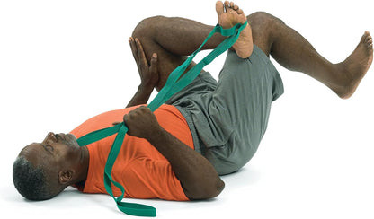 The Original Stretch Out Strap with Exercise Poster – Made in the USA by OPTP – Stretching Strap and Yoga Strap for Stretching, Physical Therapy Exercise and Flexibility