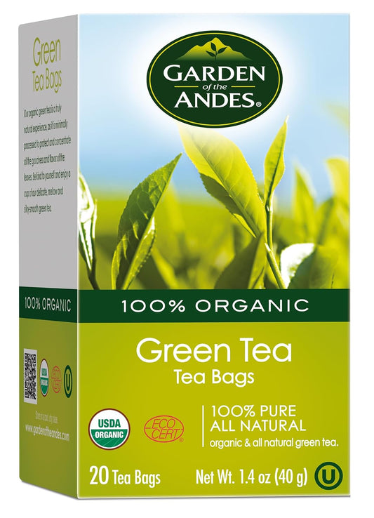 Garden of the Andes, Kosher Organic Tea, Green Tea, 20 bags