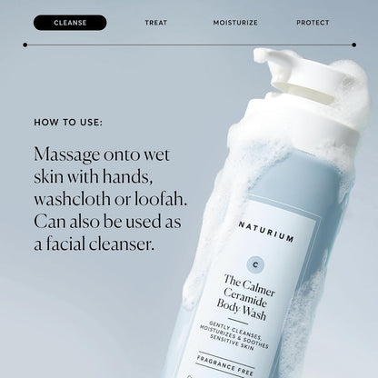 Naturium The Smoother Glycolic Acid Exfoliating Body Wash, Soft & Smoothing Cleanser, 16.9 oz