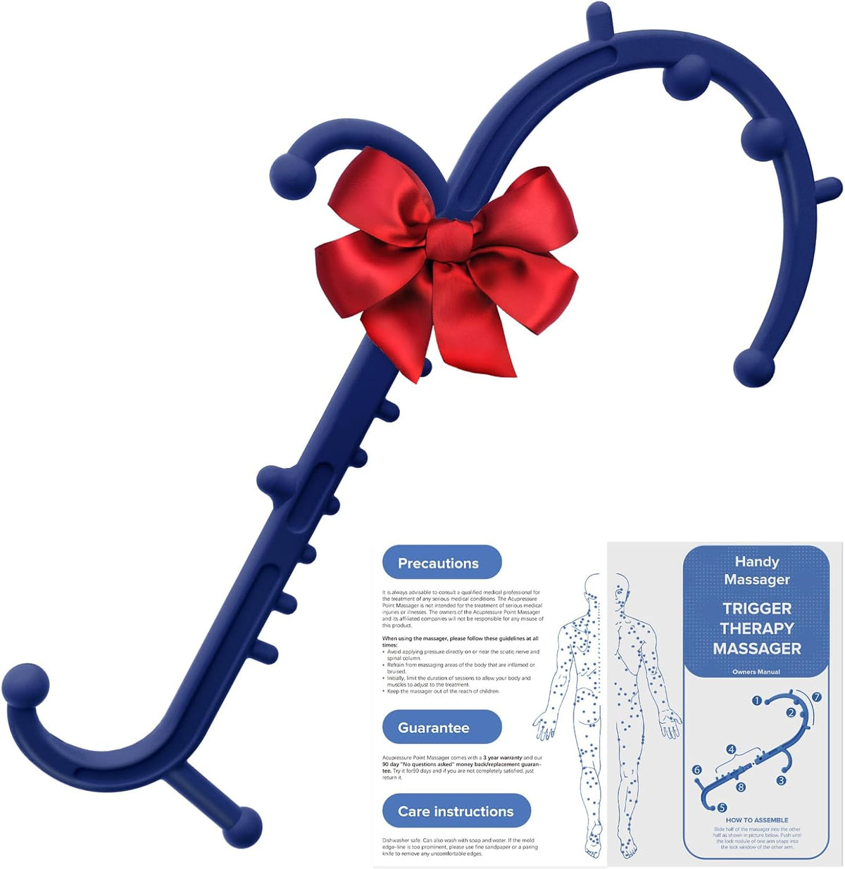 Ranarose Deep Tissue Back & Neck Massager for Body Muscle Pain Relief