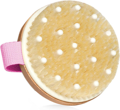 SURDOCA Dry Brush, Body Exfoliating Scrubber, Bath Shower Brushes for Improve Circulation, Cellulite and Lymphatic Remover