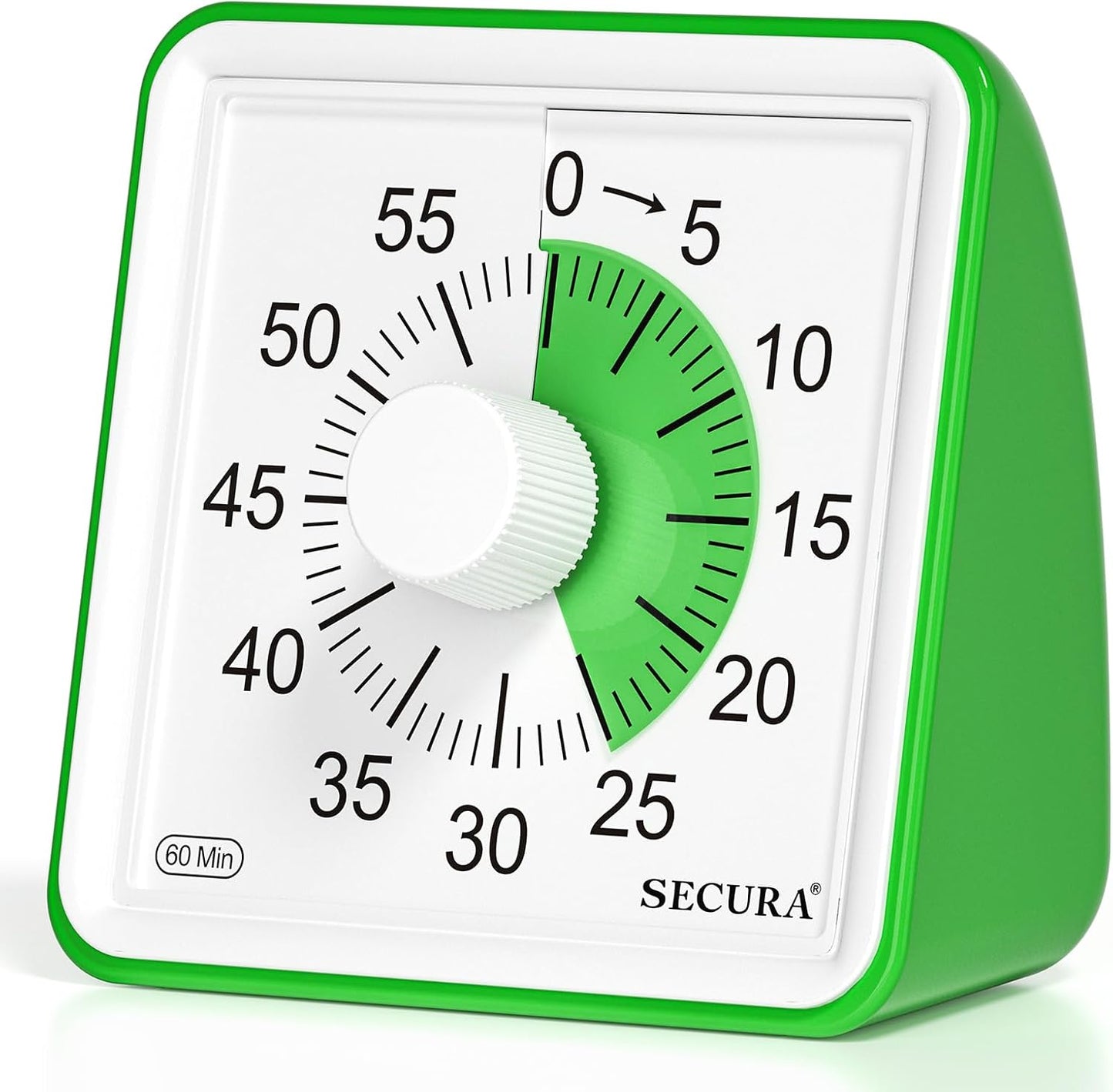 Secura 60-Minute Visual Timer, Classroom Timer, Countdown Timer for Kids and Adults, Time Management Tool for Teaching (Navy Blue & Navy Blue)