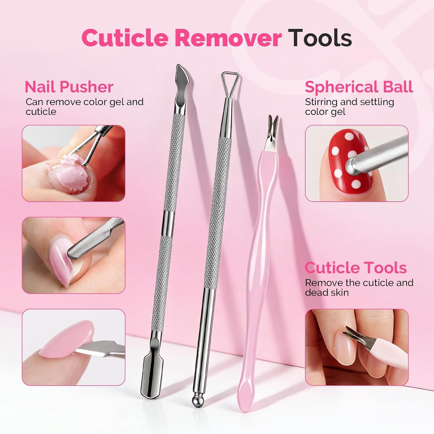 MelodySusie 16Pcs Professional Nail Buffer Kit,Nail Files and Buffers,Nail Buffer Block,Nail Brush, Nail File Buffers Kit for Natural Nails,DIY,Home Use,Salon（100/180 Grit）