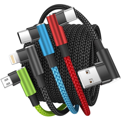 4 in 1 Multi Charging Cable, 5FT Charging Cords for Multiple Devices