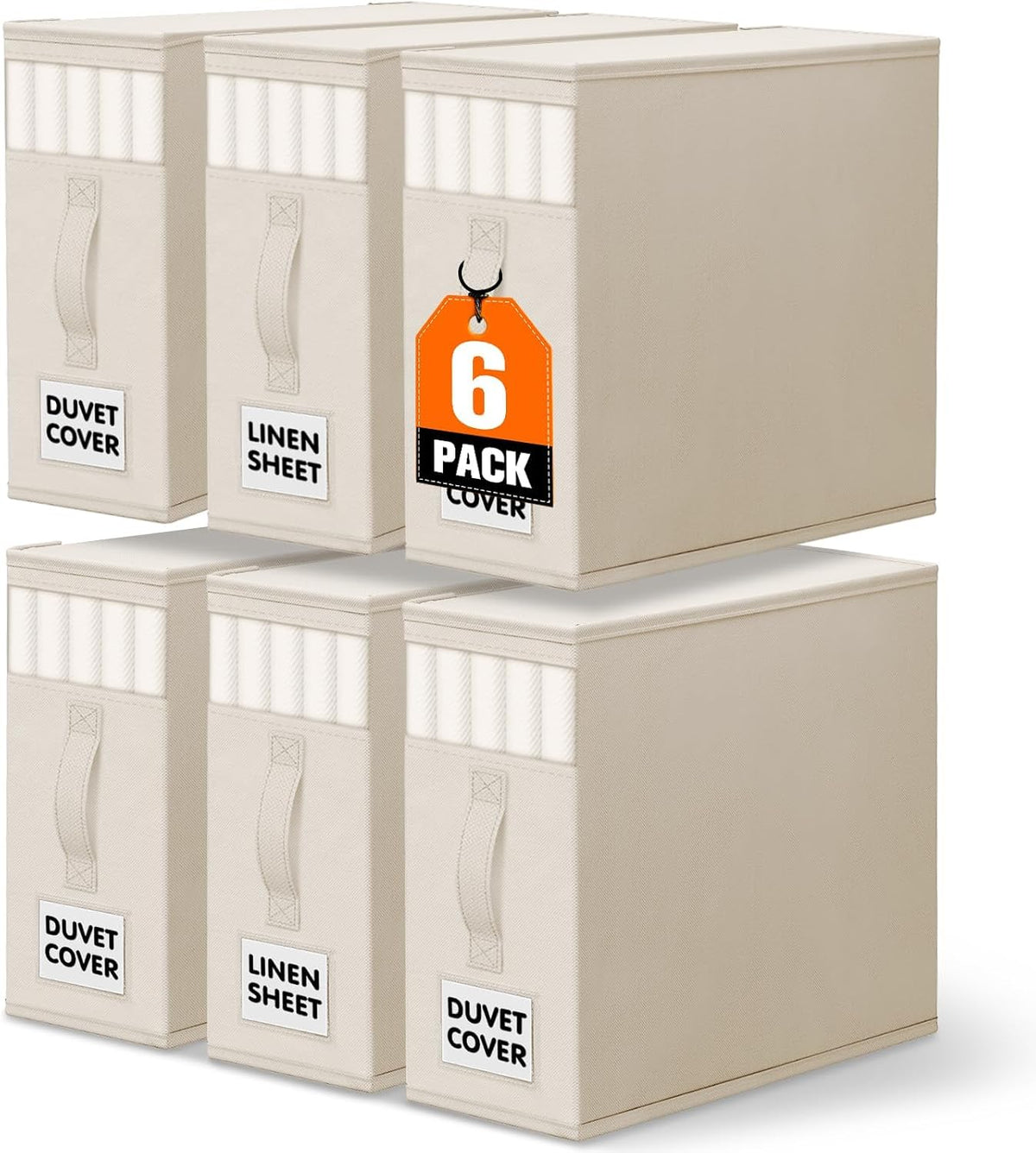 WOWBOX Bed Sheet Organizers and Storage,Closet Organizer Under Bed Storage