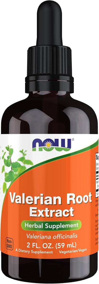 NOW Supplements, Valerian Root Extract Liquid (Valeriana officinalis), 2 oz