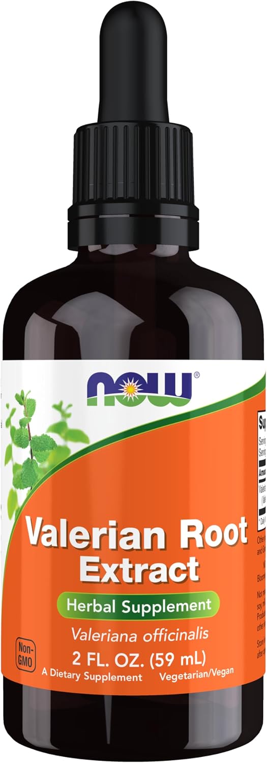 NOW Supplements, Valerian Root Extract Liquid (Valeriana officinalis), 2 oz