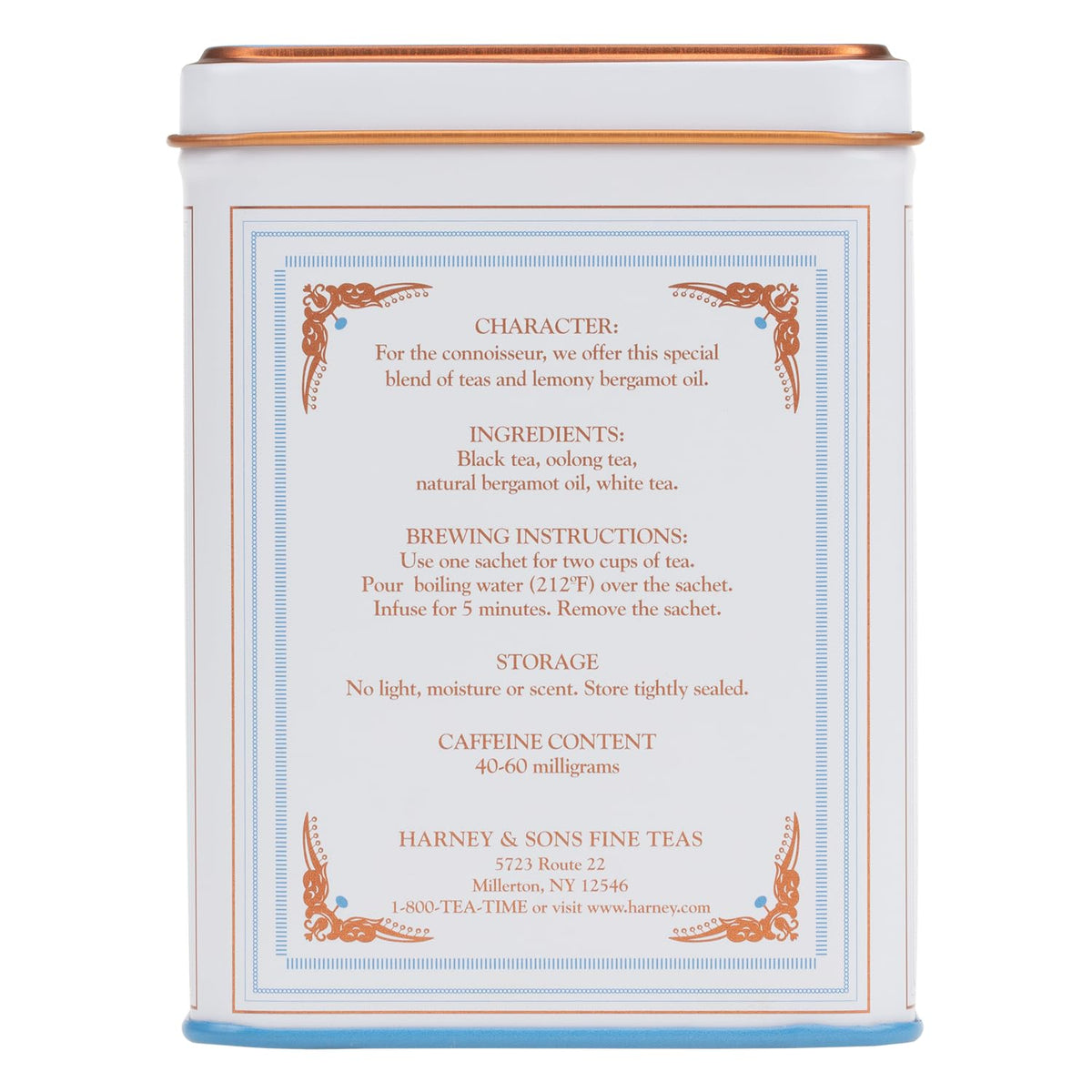 Harney & Sons Earl Grey Supreme, Black Tea, 20 Sachets