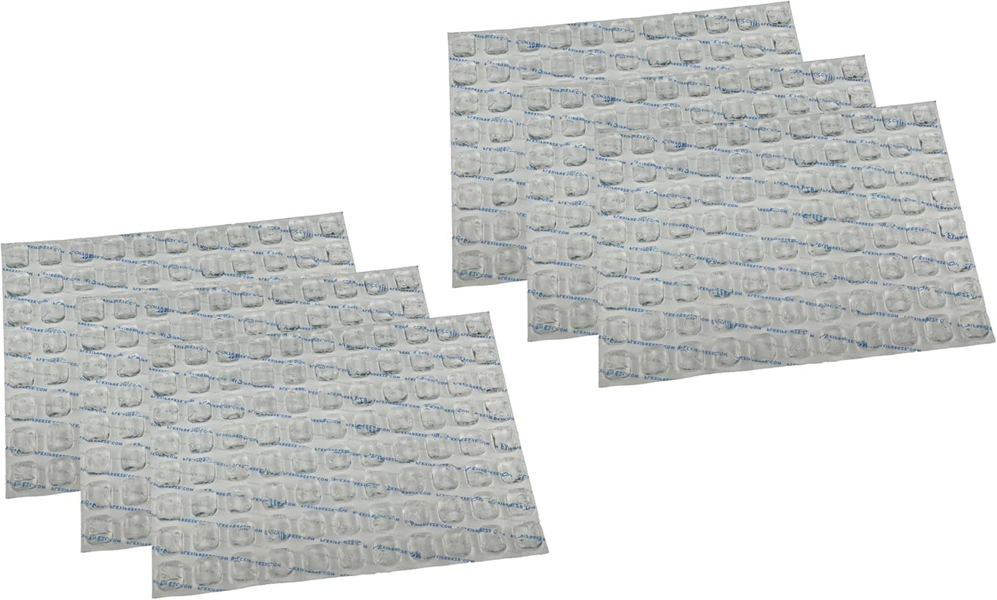 FlexiFreeze Reusable Ice Packs for Coolers – Ice Sheet Freezer Packs with 88 Ice Cubes, Flexible & Cuttable (3 Pack)
