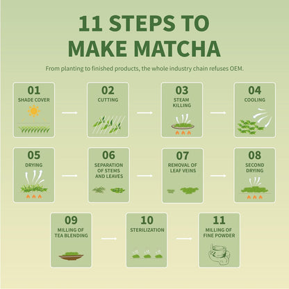 TIAN HU SHAN Matcha Green Tea Powder 3.5oz/100g, Pure Matcha Powder Culinary Grade Unsweetened for Lattes, Cooking, Baking, Vegan 100% Natural （Package May Vary)
