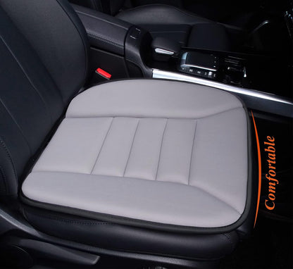 kingphenix Car Seat Cushion with 1.2inch Comfort Memory Foam, Seat Cushion for Car and Office Chair (Black)