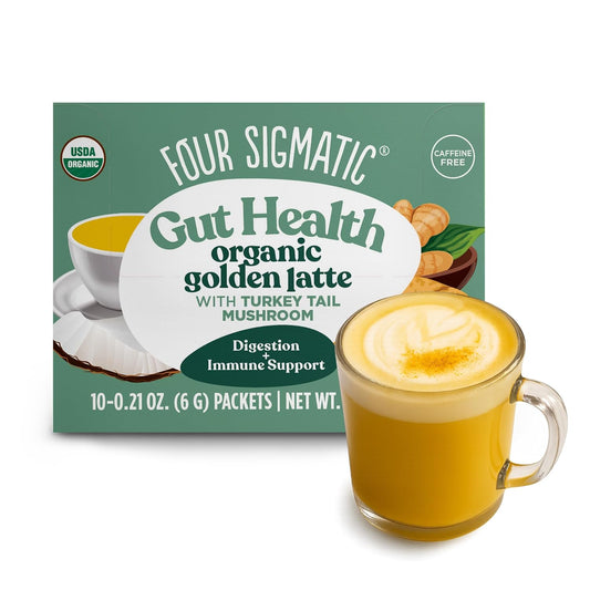 Four Sigmatic Mix Lions Mane Organic 10 Count , Matcha Latte, 2.12 Ounce