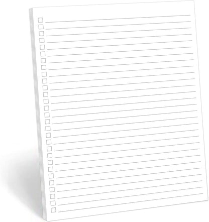 321Done Checklist Notepad, 5.5x8.5 Inches, 50 Sheets, To Do List