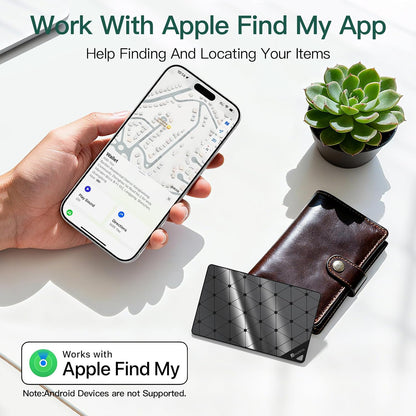 2026 Apple MFi Certified Wallet Tracker Smart Card for Find My