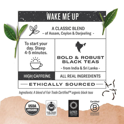 Numi Organic Black Tea Variety Pack, 54 Black Tea Bags